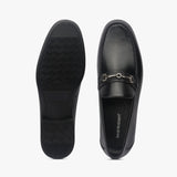 Moccasins with Metal Bit black top and sole