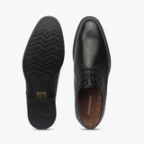 Classic Broad Toe Derbys black top and sole