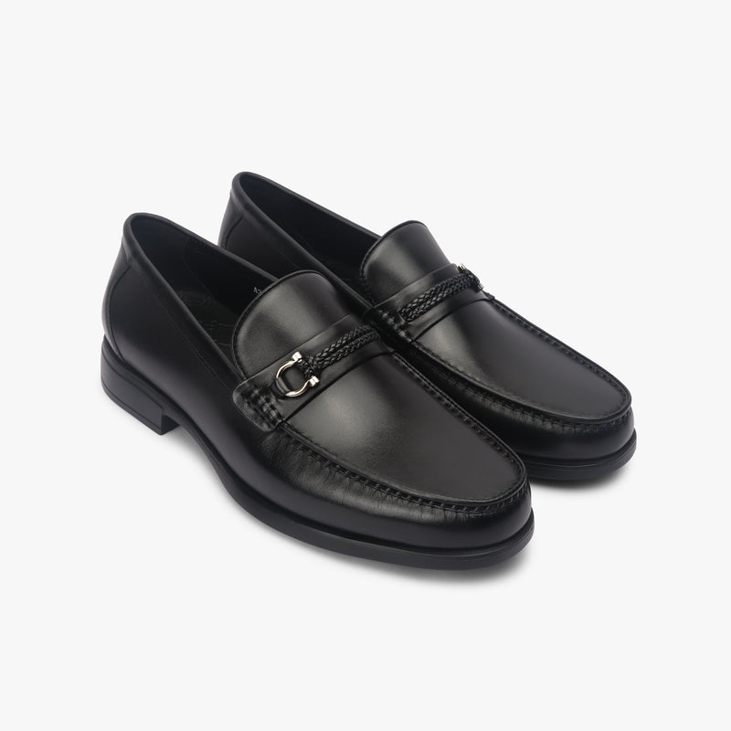 XC Lite Braided Bit Loafers black side angle