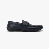 T Buckle Loafers navy side profile