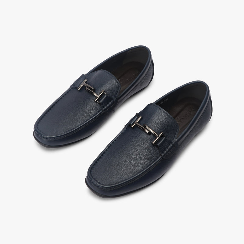 T Buckle Loafers navy opposite