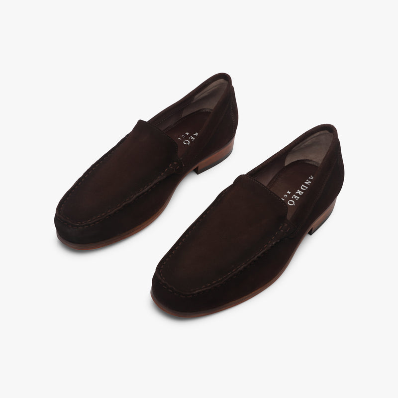 Suede Moccassins brown