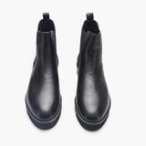 Combat Chelsea Boots black front angle