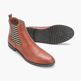 Formal Tan Boots side and sole