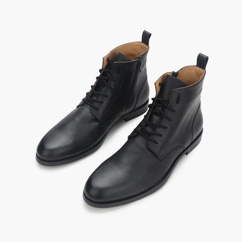 Giorgio Lace Up Boots black opposite side