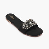 Embellished Party Slides black side single