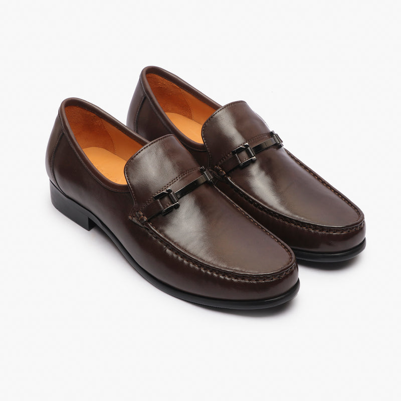 Original Trumoc With Metal Bit Lamb brown side angle