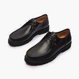 Giorgio Wallabees black opposite side angle