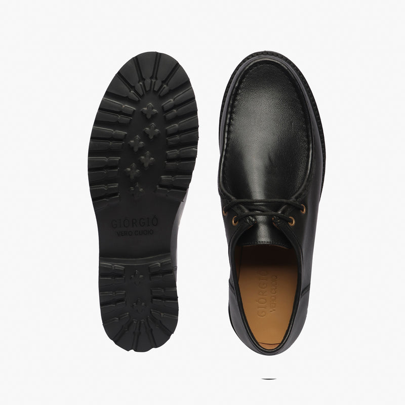  Giorgio Wallabees black top and sole