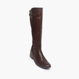 Quilted Boots brown side single