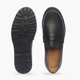 EVA Sole Penny Slip On black top and sole