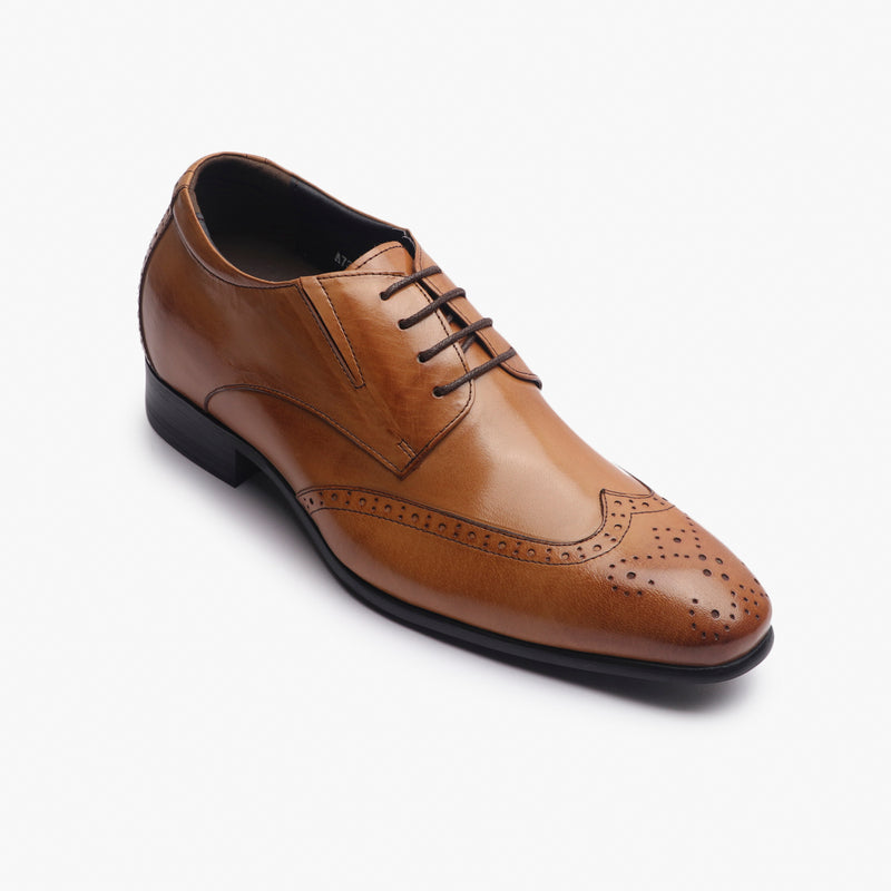 Elevated Brogues tan side single