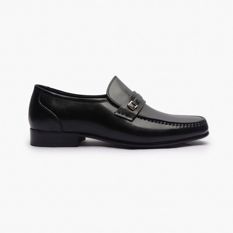 Compact Toe Slip Ons black side profile