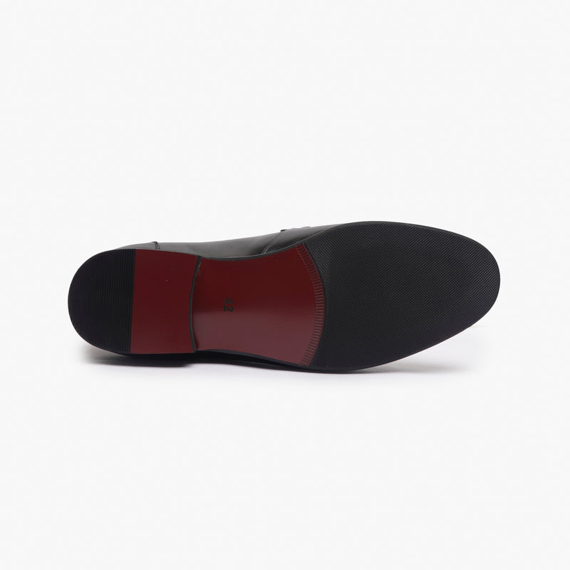 Compact Toe Slip Ons black sole