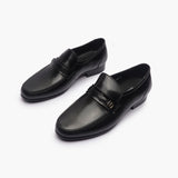 Compact Toe Slip Ons black opposite side