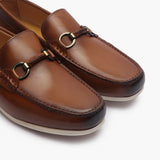 Casual Horsebit Slipons cognac side angle zoom