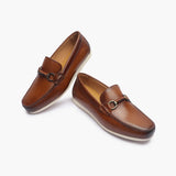 Casual Horsebit Slipons cognac