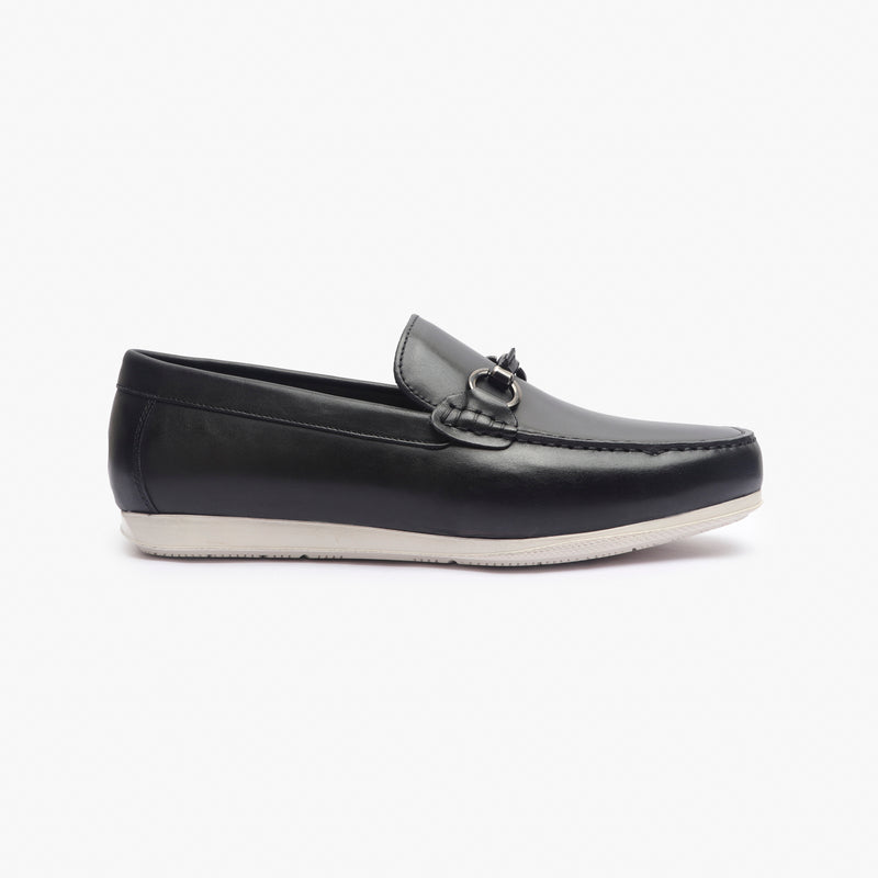 Casual Horsebit Slipons black side profile