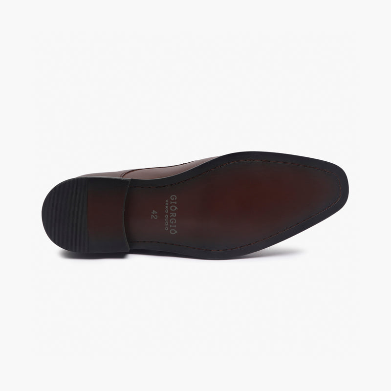 Classic Single Buckle Monk coffee sole