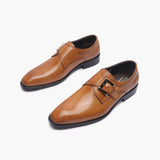 Classic Single Buckle Monk tan opposite side