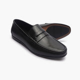 Formal Penny Slip Ons black side and sole