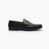 Formal Penny Slip Ons black side profile