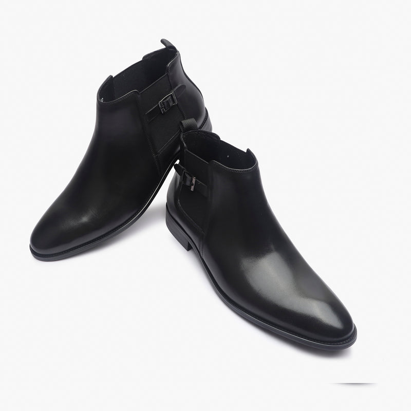 Chelsea Boots with Side Buckle black