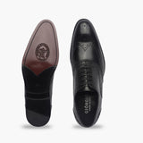 Brushed Leather Brogues black top and sole