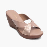 Contemporary Cross Wedges pink side single
