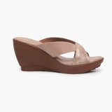 Contemporary Cross Wedges pink side profile