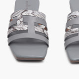 Asymmetric Slides grey front zoom