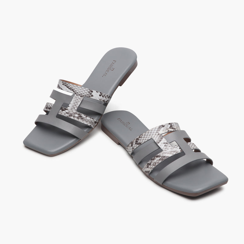 Asymmetric Slides grey