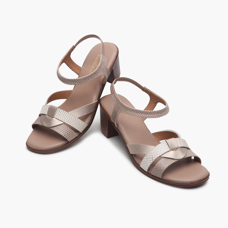 Strappy Lightweight Sandals beige