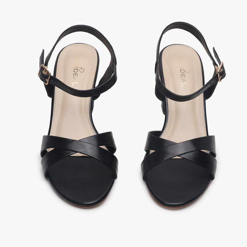 Buy Rag & Co Women's Black Ankle Strap Sandals for Women at Best Price @  Tata CLiQ