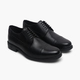 Geox Carnaby Derby Shoes black side angle