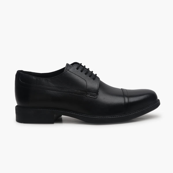 Geox Carnaby Derby Shoes black side profile