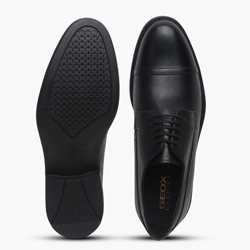Geox Carnaby Derby Shoes black top and sole