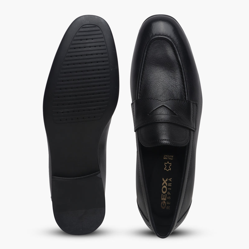 Geox Sapienza Leather black top and sole