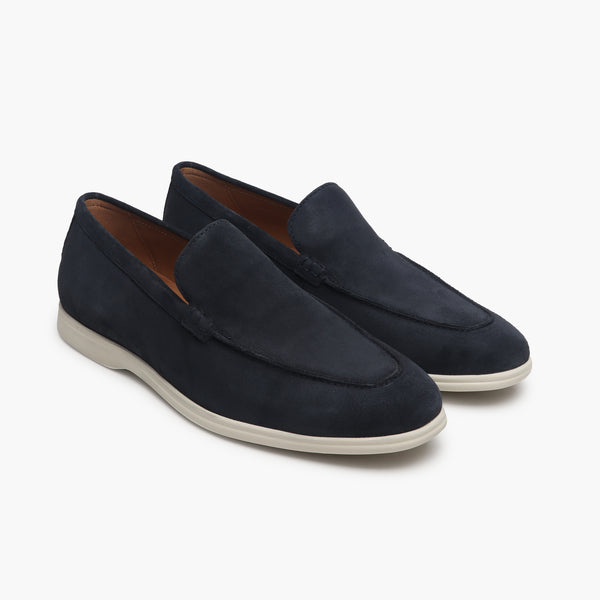Geox Venzone D Loafers navy side angle