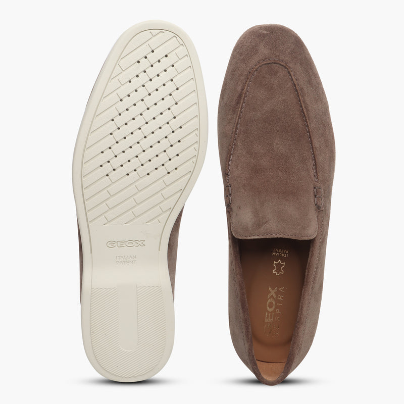 Geox Venzone D Loafers dove grey top and sole