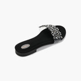 Embellished Slides black back angle