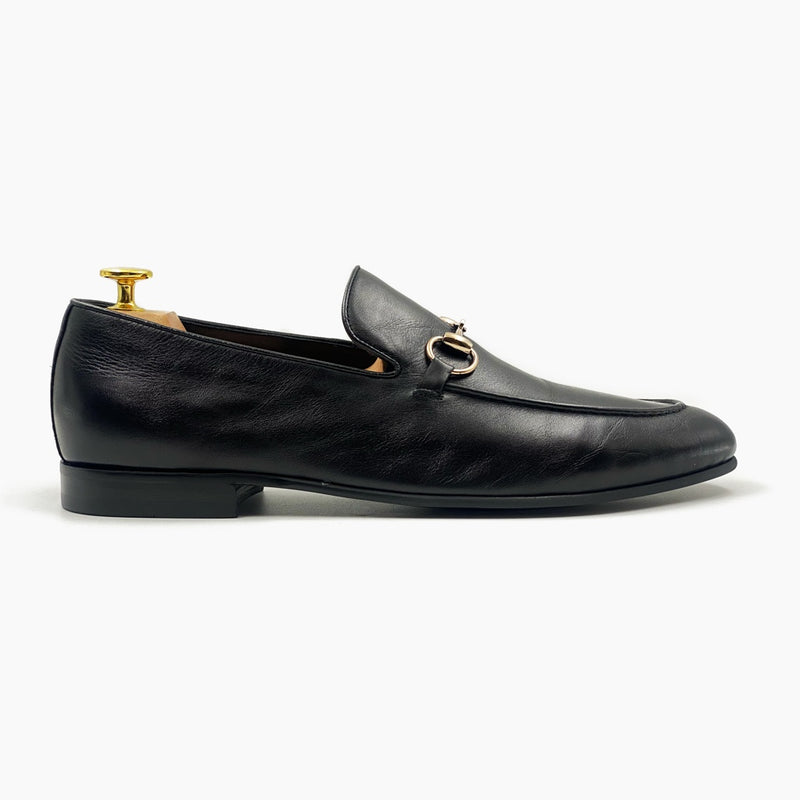 Bold Buckle Slip Ons black side single