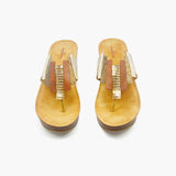 Multiple Striped Wedges antique front angle