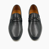 Classic Horsebit Loafers black front