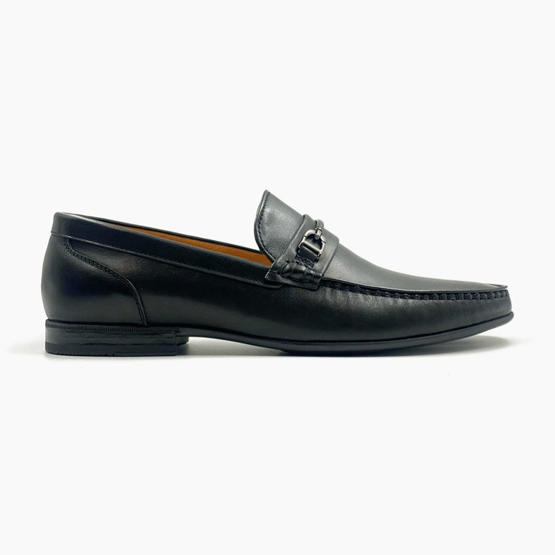 Classic Horsebit Loafers black side single