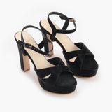 Platform Sandals black side angle