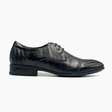 Sheridan Woven Lace Ups Black Side Single