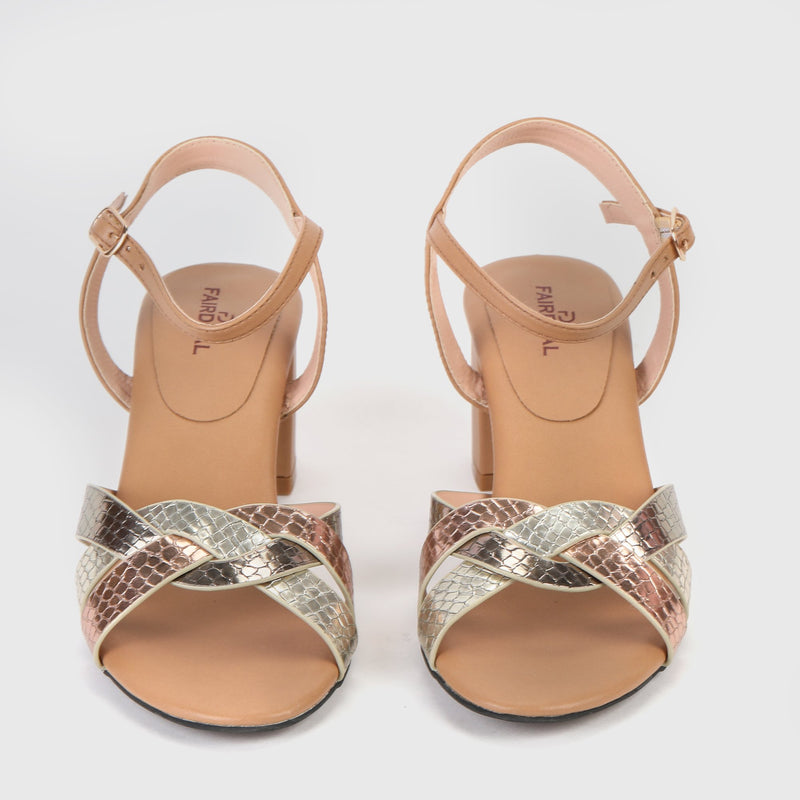 Embellished Strap Sandals Tangold