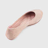 All Stud Embellsihed Flats Pastel Pink