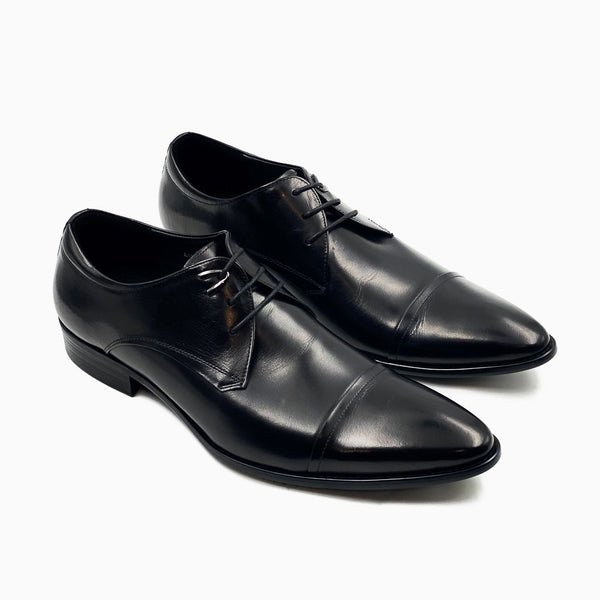 Pointed Toe Oxfords Black